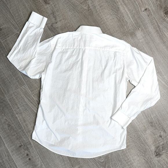GR GEORG ROTH White Long Sleeve Collared Button Front Dress Shirt Men’s - Picture 7 of 8